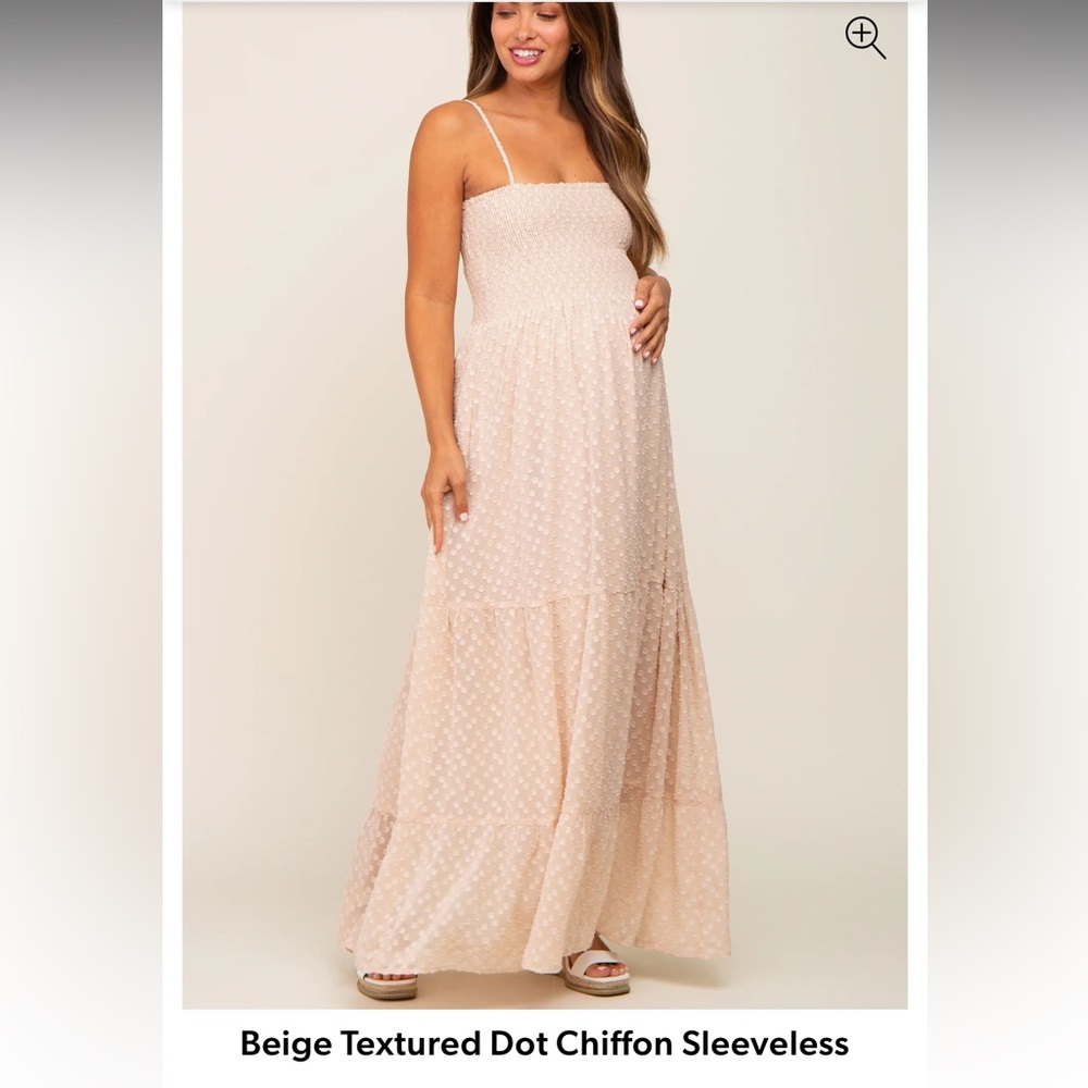 Elegant Cream Maxi Dress